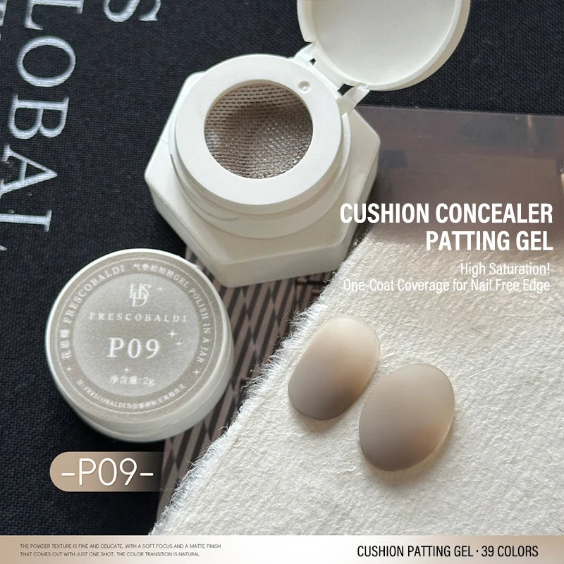 Gradient Nail Air Cushion Patting Gel High Gloss Ombre Patting Gel Polish Blush Blooming Aura Manicure UV Nail Polish Salon Tool Zpaxo P09