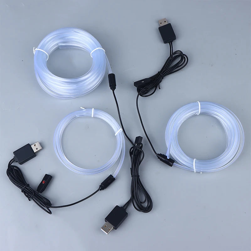 RGB Car Interior Fiber Optic LED Ambient Light Strip – USB