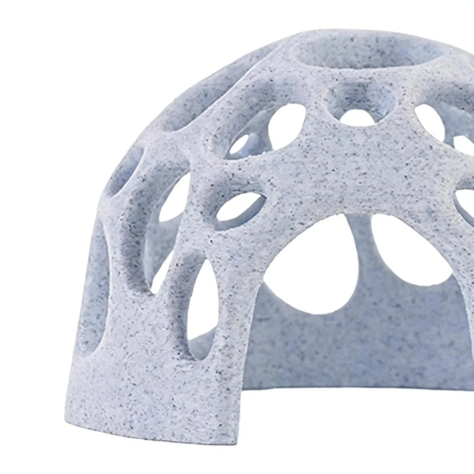 Aquarium Cave Shrimp & Fish Shelter – Marble 3D Hide Decor Aquarium Cave Decor Zpaxo