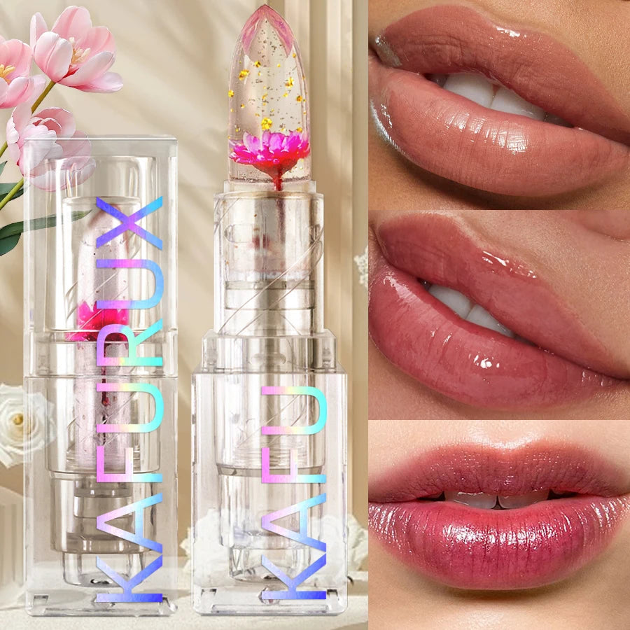 Glitter Jelly Lipstick Lip Balm Change Transparent Moisturizing Zpaxo 04