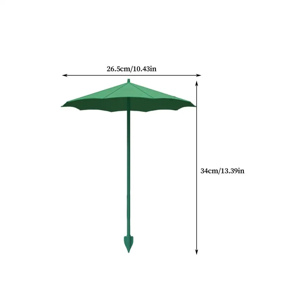 Plant Umbrella Potted Plants Seedlings Sunshade UV-protective Garden Zpaxo 34x26.5cm