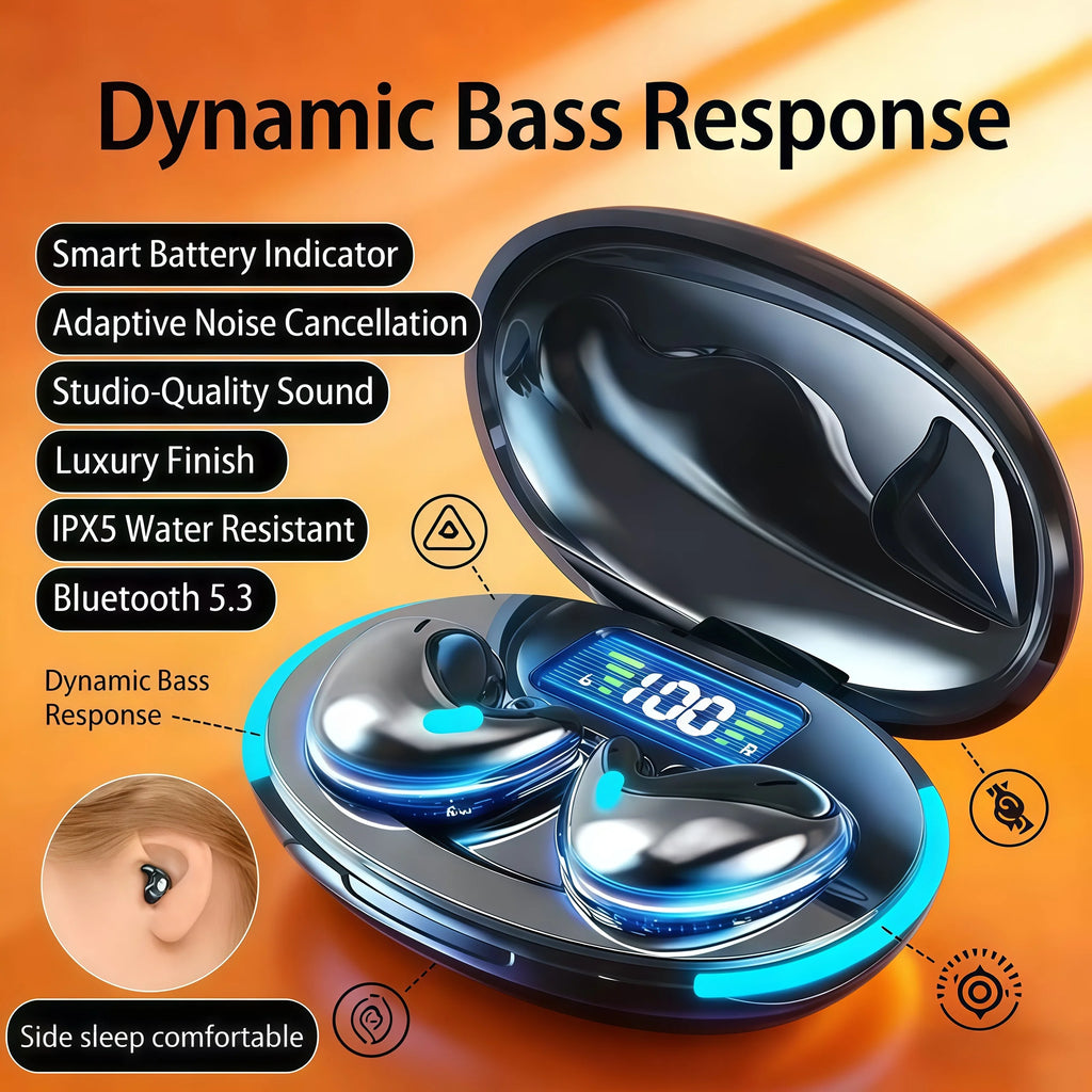 2026New X55 Wireless Earphones Headphones Noise Reduction Sport Game