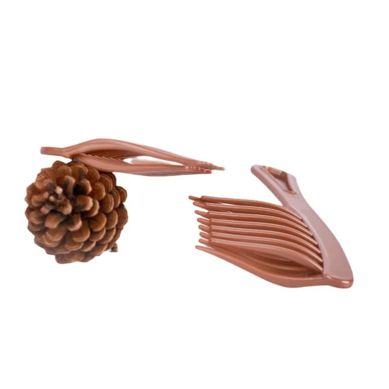 Double row big tooth comb wide tooth ladies special perm curly plastic large fluffy long hair styling comb Zpaxo