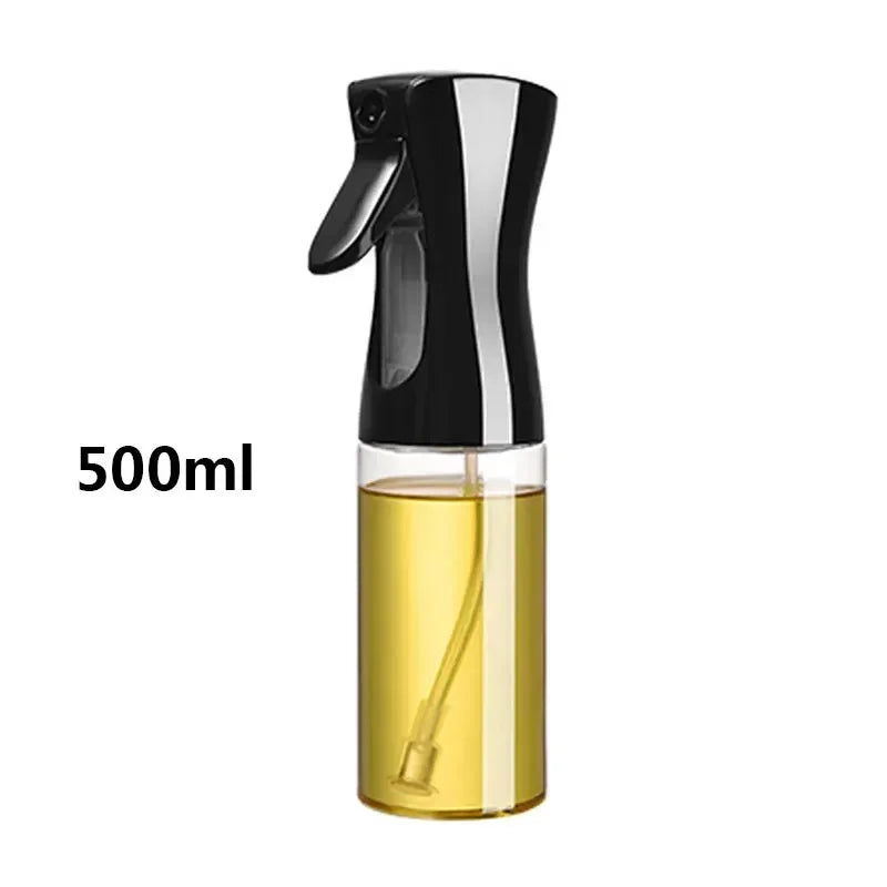Kitchen Oil Spray Household Oil Spray Bottle Press-type Oil Kettle Oil Control Atomization Bottles Oil Pot DIY Seasoning Tools Zpaxo 500ml black