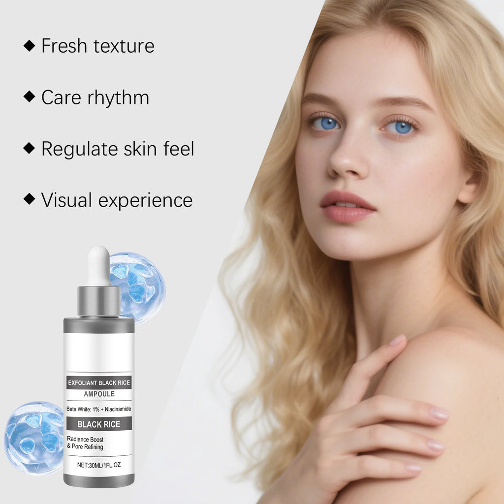 Salicylic Acid Black Rice Serum – Exfoliate, Brighten & Clear Pores Facial Brightening Serum Zpaxo