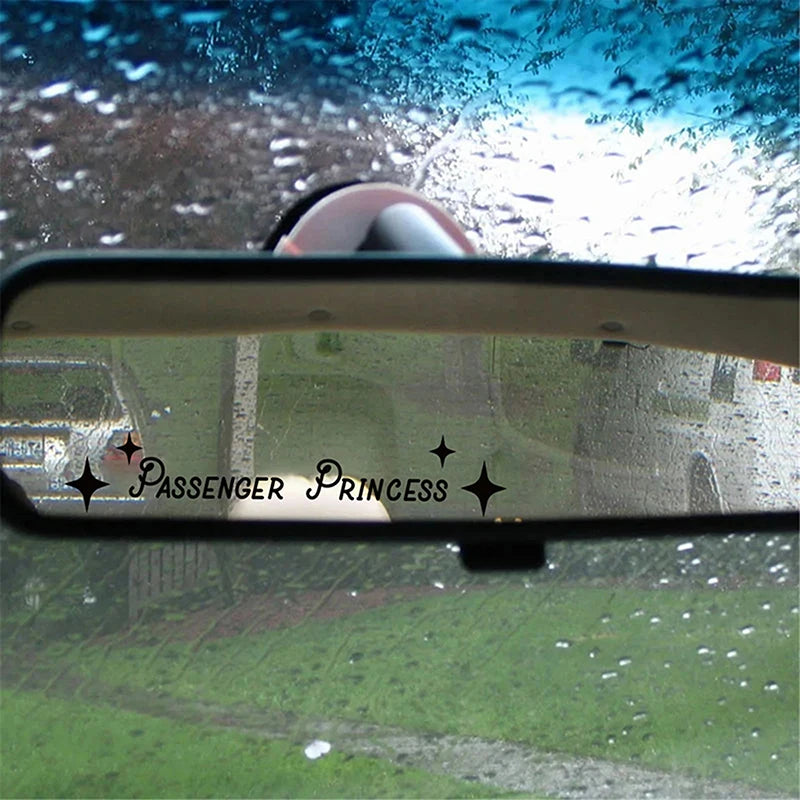 Princess Vinyl Car Sticker – Cute Passenger Princess Decal