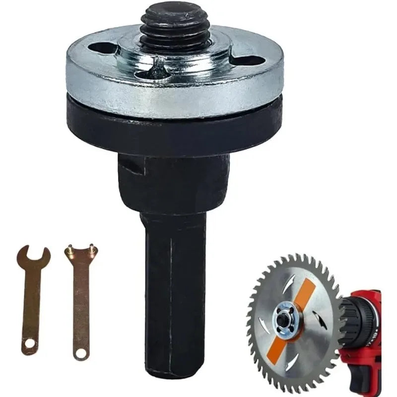 Power Drill to Angle Grinder Adapter Kit – Flange Nut & Handle