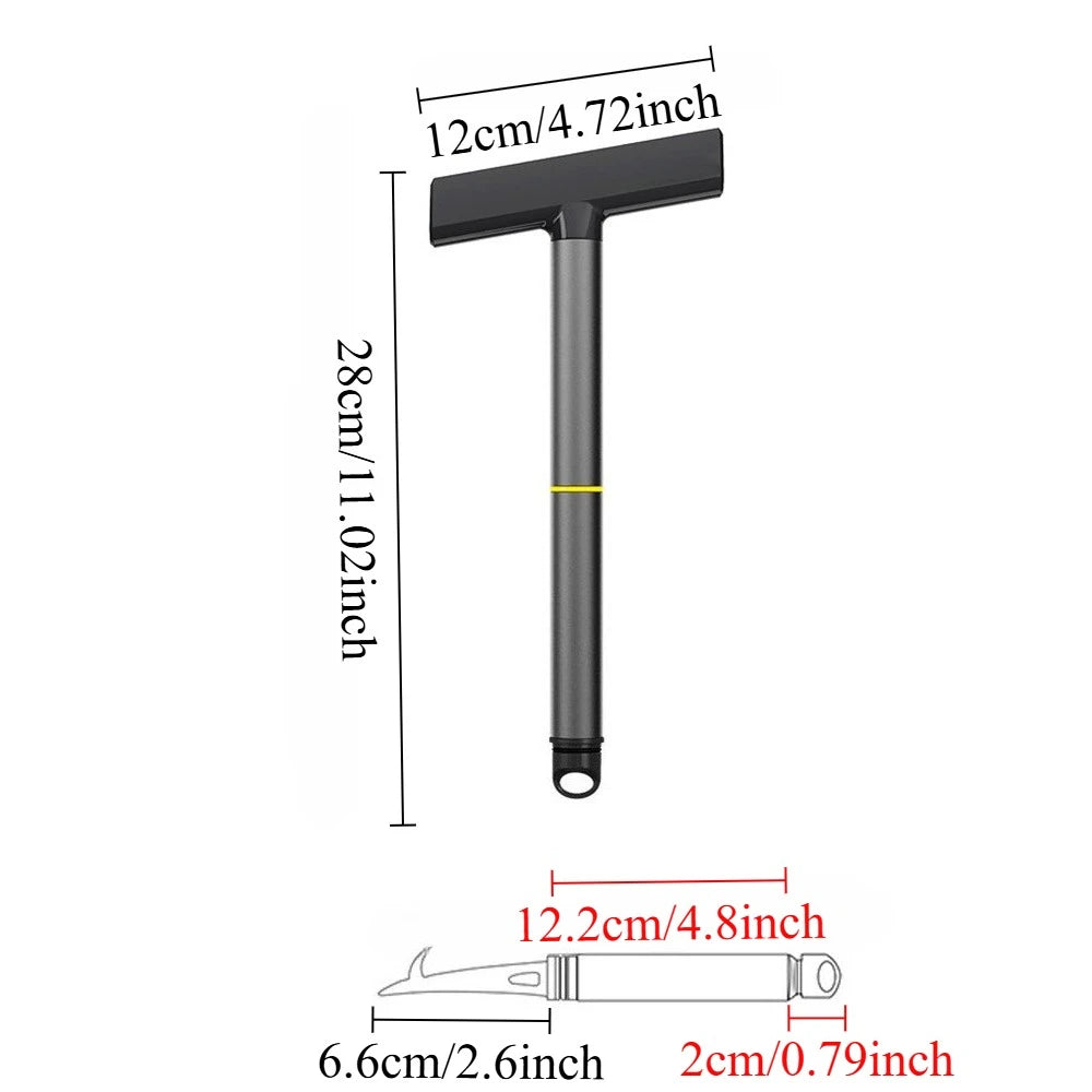 Car Ice Scraper Windshield Snow Removal Shovel Ice Breaker Snow Remover Cleaning Glass Brush TPU Winter Snow Brush Shovel Tool Zpaxo