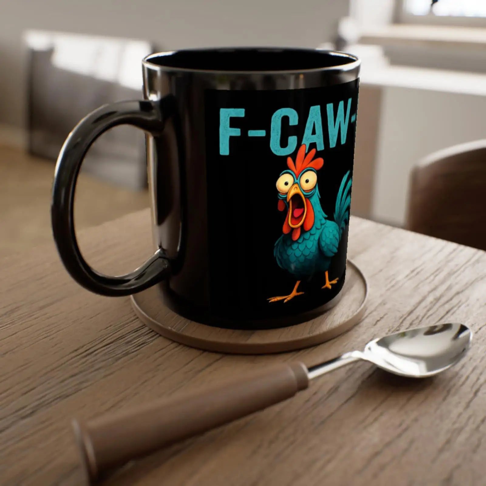 Chicken Mug Funny Rooster Coffee Cup Ceramic Novelty Christmas Tea