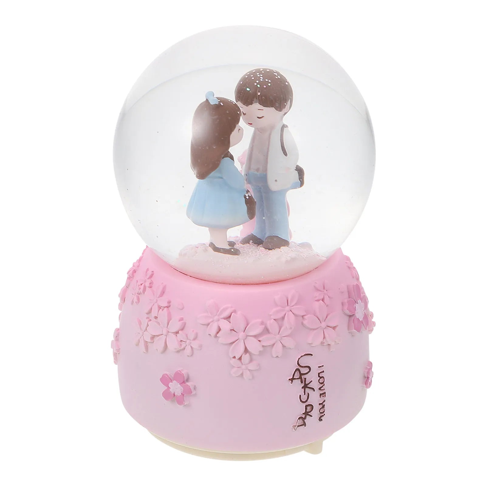 Valentine's Day Musical Crystal Ball Romantic Decorative Desktop