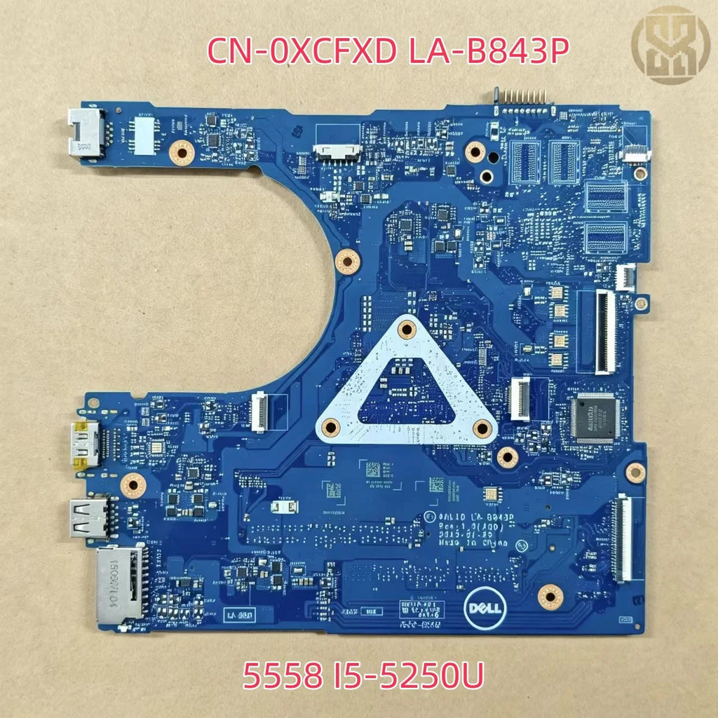CN-0XCFXD 0XCFXD LA-B843P Motherboard i5-5250U DDR3 Dell Inspiron 5558