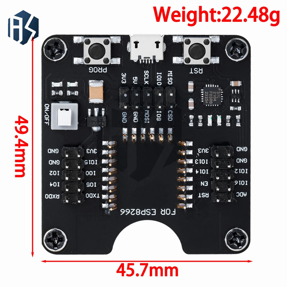 ESP8266 ESP32 Universal Firmware Flashing Fixture Tool Programmer Zpaxo