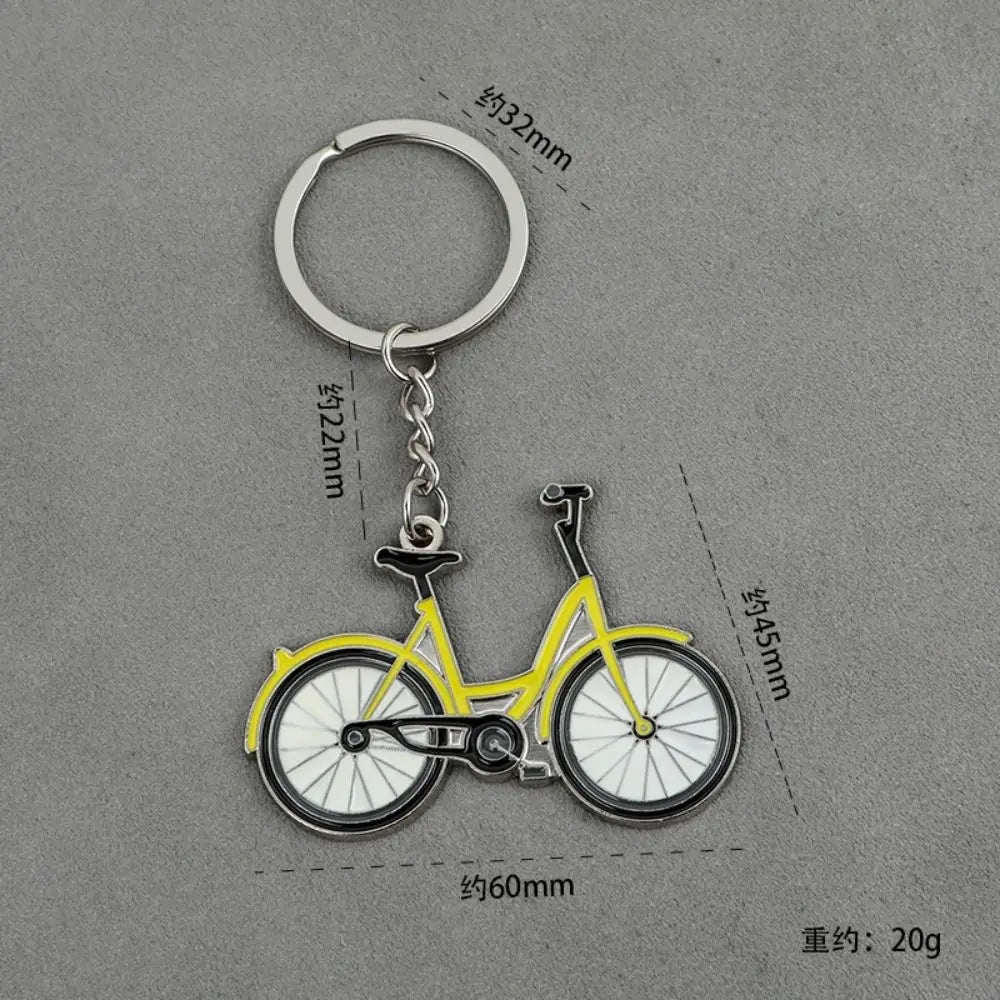 Bar Tool Metal Bicycle Keychain Bike Shaped Multifunctional Bottle Opener Keyring Fashion Portable Bike Key Rings Father's Day Zpaxo