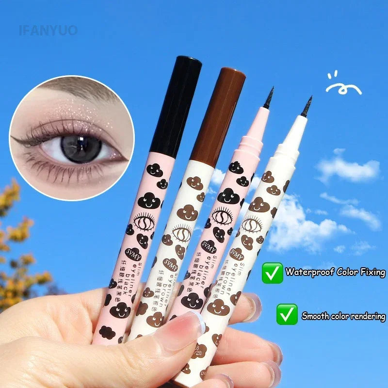 Lying Silkworm Liquid Eyeliner Pen Waterproof Big Eyes Makeup