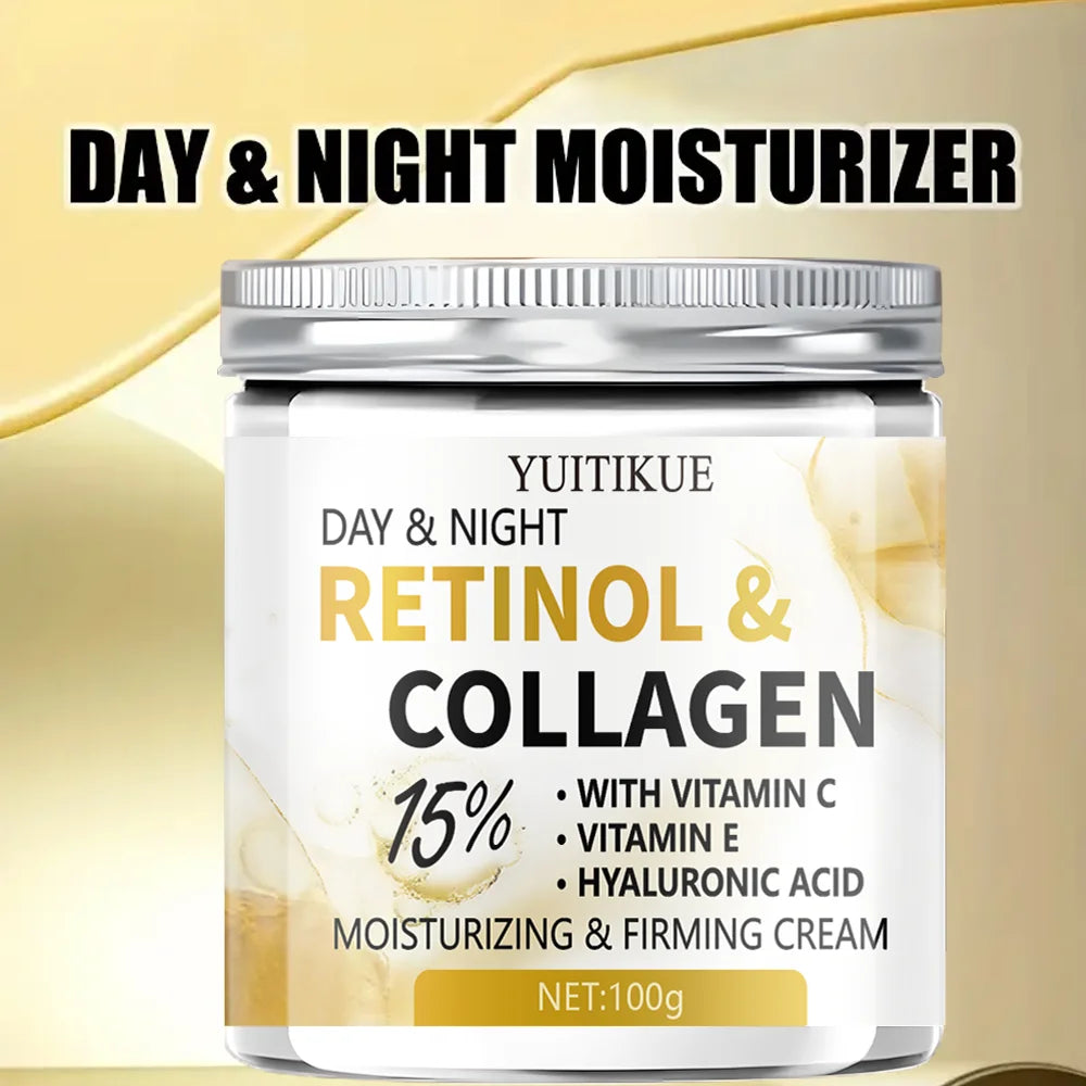 DAY & NIGHT Firming Cream – 15% Retinol, Collagen & Vitamin C Anti-Aging Face Cream Zpaxo