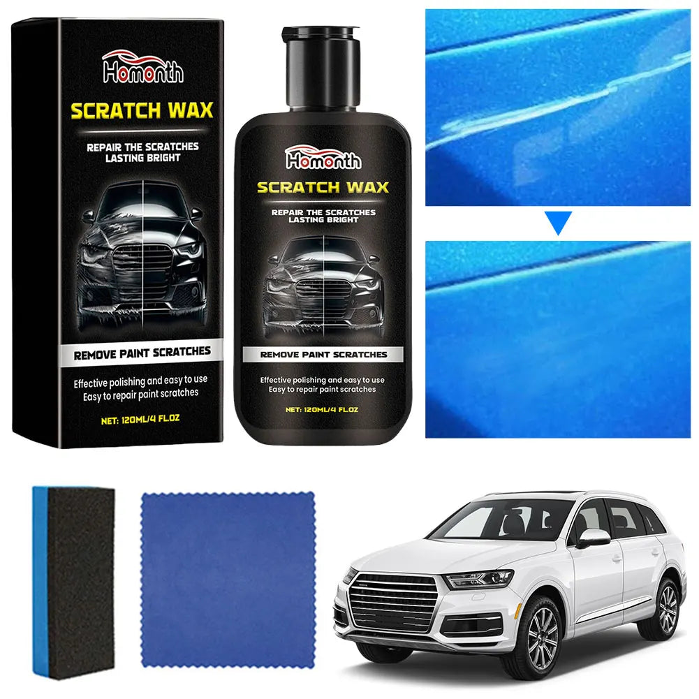 120ml Car Polish Scratch Remover Anti Scratch Car Scratches Repair Polishing Wax Automobile Glossy Shine Wax Paint Scratch Care Zpaxo