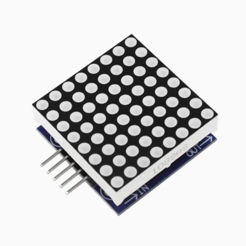 MAX7219 Dot Matrix Module Control Module MCU Control Driver LED Display Module Red/Blue/Green 1-bit dot matrix Zpaxo