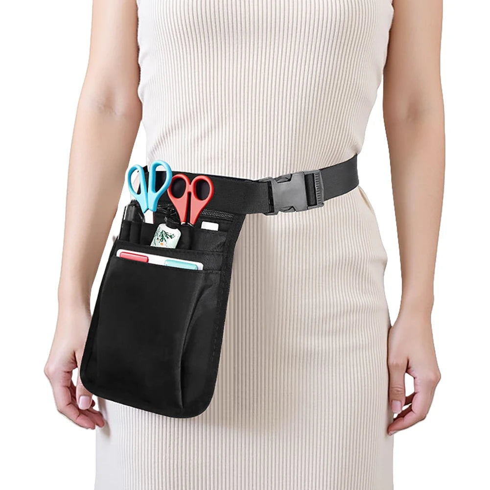 Server Apron Waist Pouch Pockets Waitress Accessories Bag Adjustable