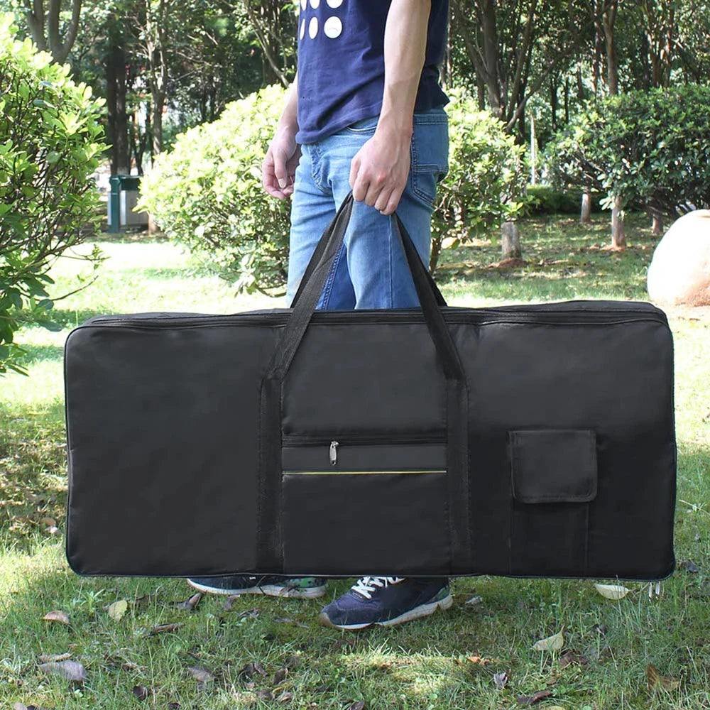 61Keys Instrument Bag Oxford Cloth Dust Cover Waterproof Thicken 100*40cm Piano Protective Storage Bag Portable Electronic Piano Zpaxo