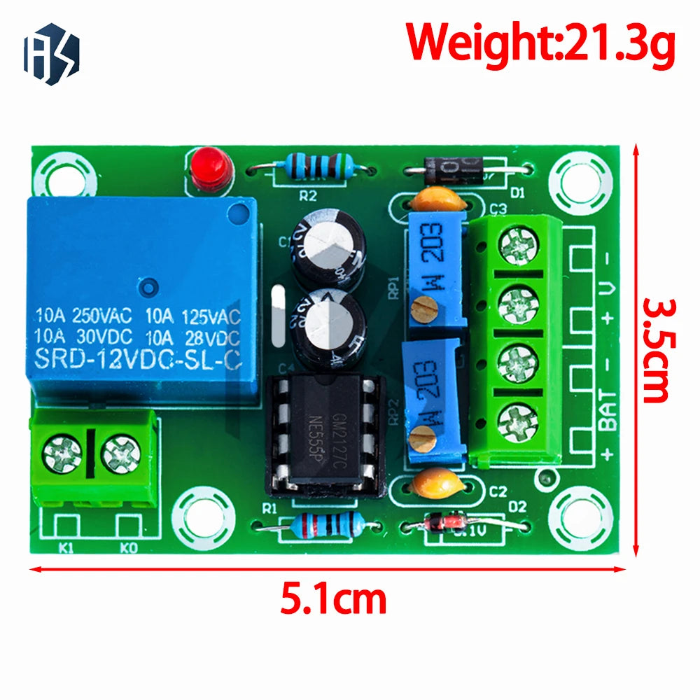 12V Auto-charging Board XH-M601 Intelligent Power Management Zpaxo