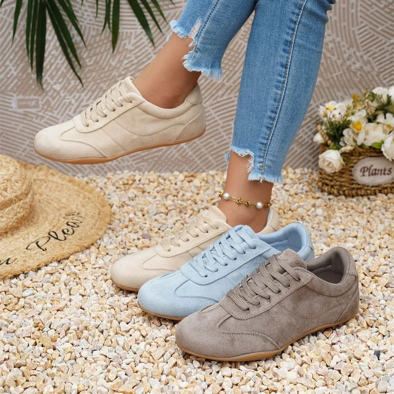 Women's Spring Autumn Comfortable Lightweight Solid Wear-resistant Zpaxo