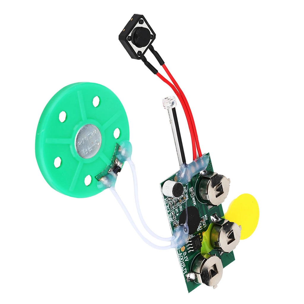 4mins DIY Recordable Greeting Card Module Light Sense Voice Sound