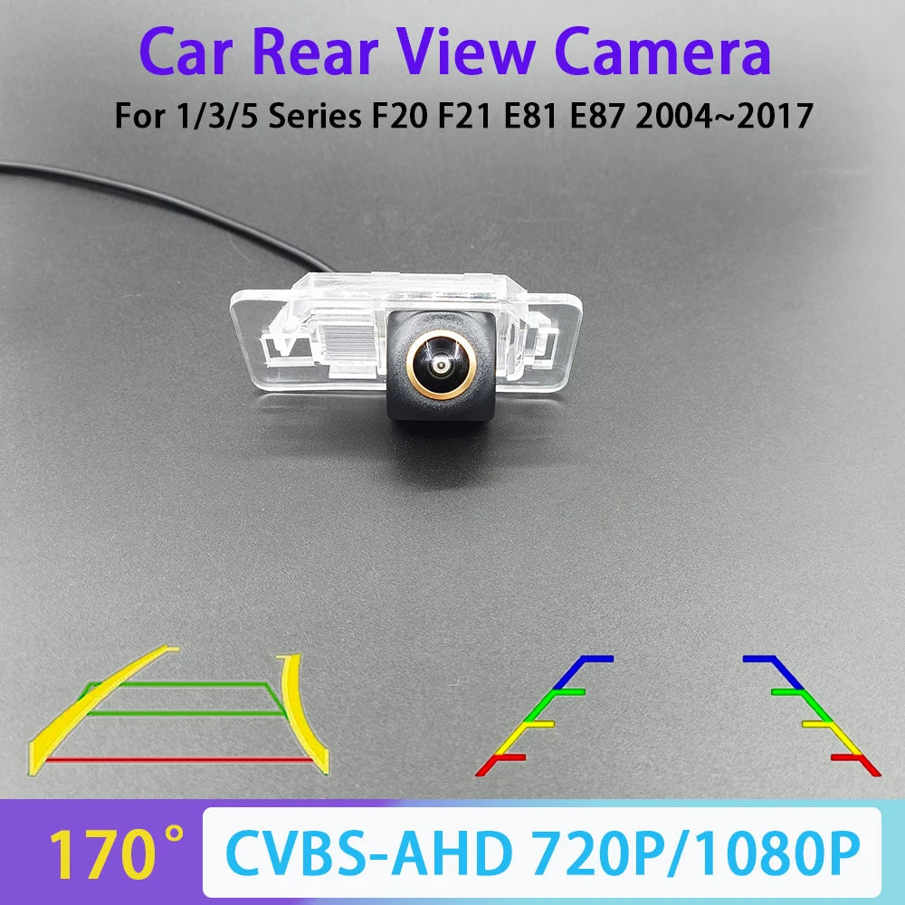 170 Degree AHD 1080P CVBS Car Rear View Camera BMW 1 Series F20 F21