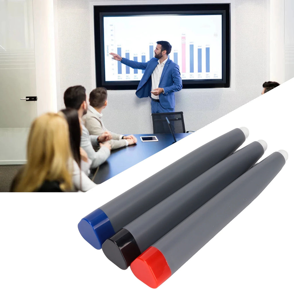 3Pcs Durable Touch Screen Pen ABS Material Wide Application Infrared Tablet Stylus for Whiteboard Multimedia Screen Zpaxo