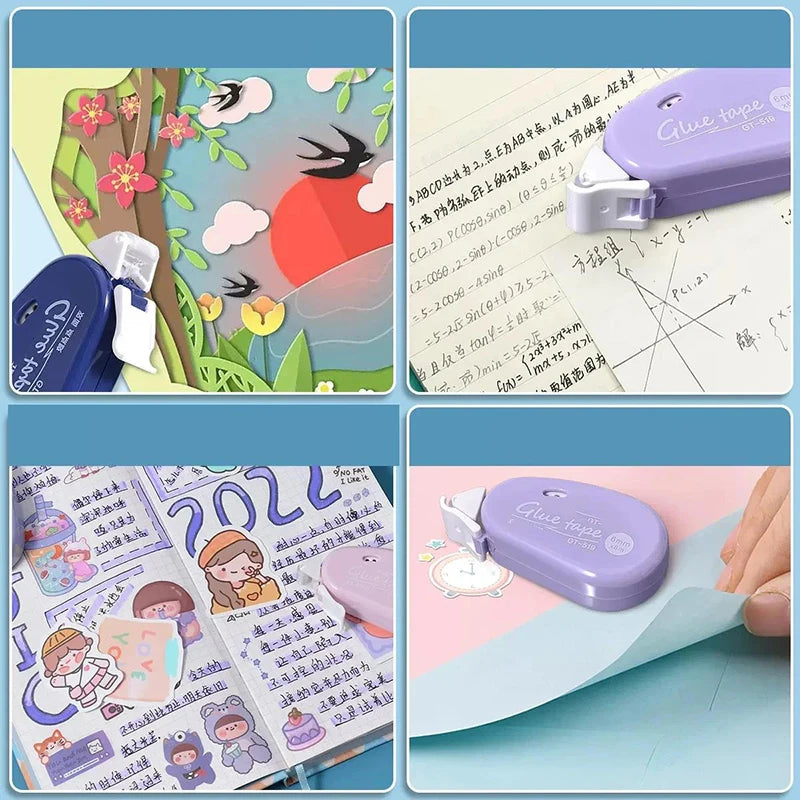 Double Sided Adhesive Dots Glue Tape For Scrapbooking Collage Photo Tape-strong Durable Transparent Adhesive School Stationery Zpaxo