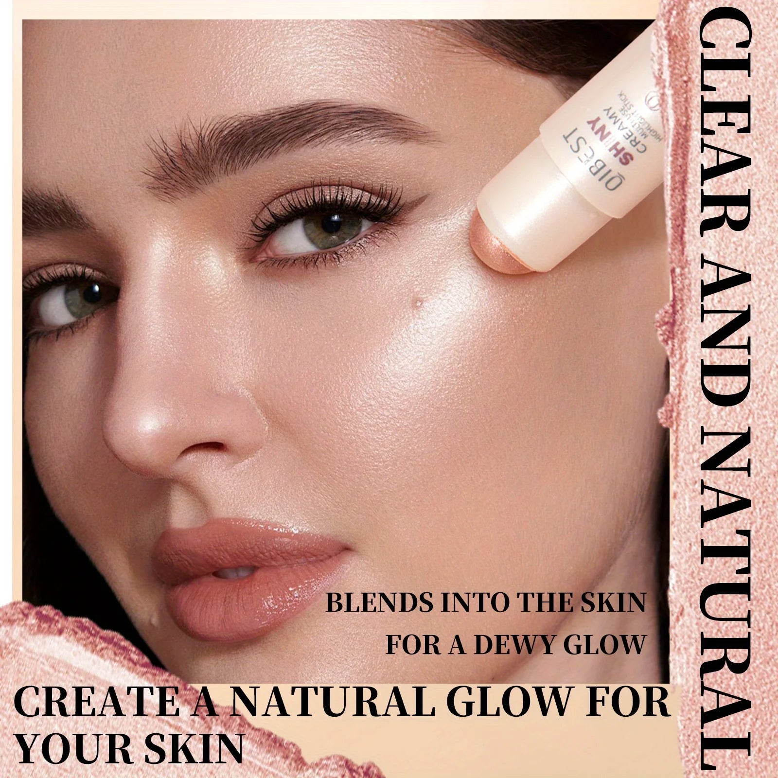 Highlight stick Clear and smart,water-sensitive face brightening and grooming,pearlescent fine flash three-dimensional highlight Zpaxo