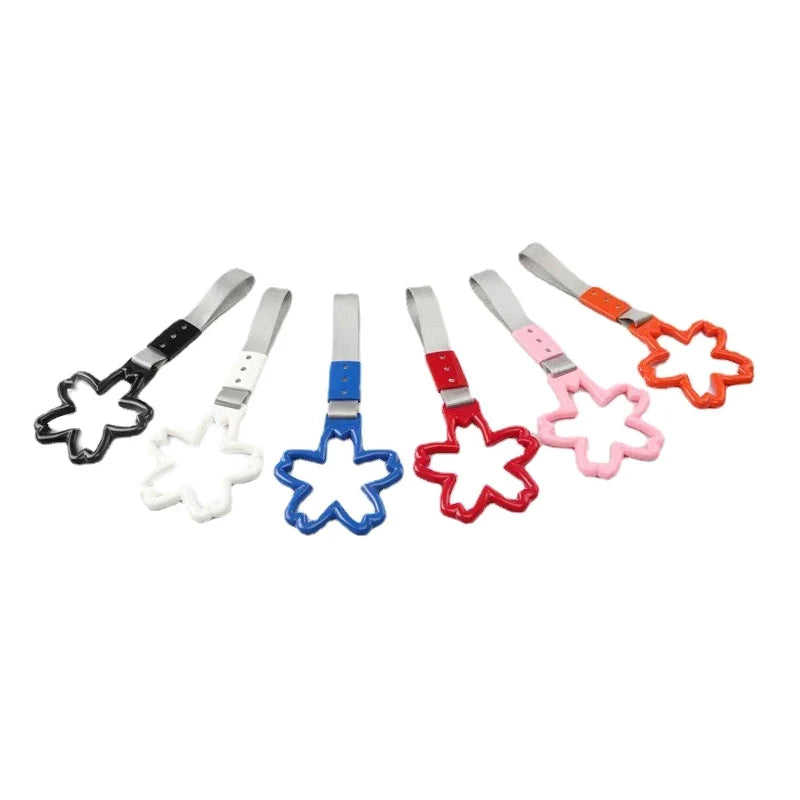 JDM Train Bus Handle Hand Strap Ring Heart Styling Drift Charm Auto