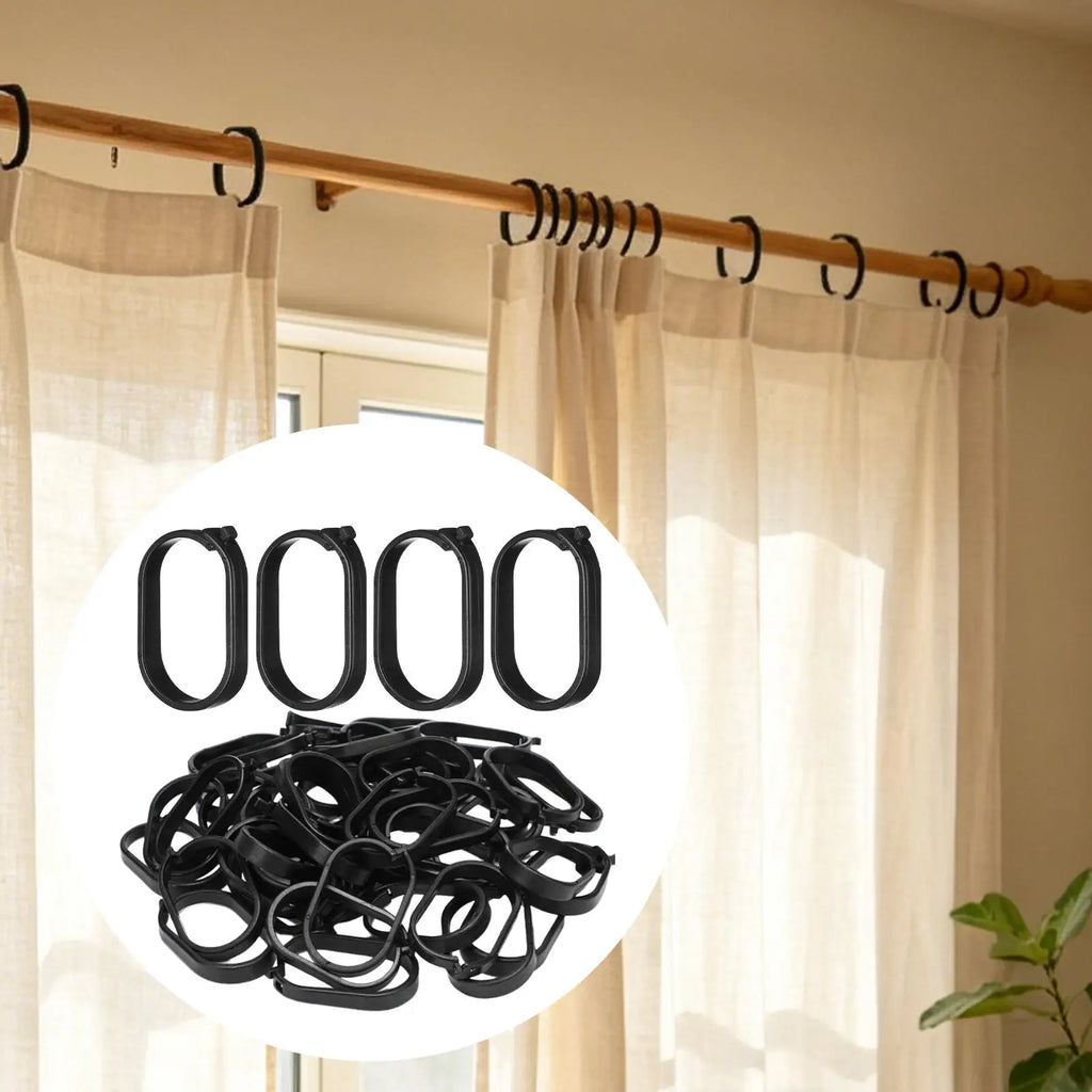 Gazebo Curtains Hooks 100 Pieces Waterproof Rustproof Replaceable Clip Gazebo Curtains Replacement Parts for Outdoor Camping Zpaxo