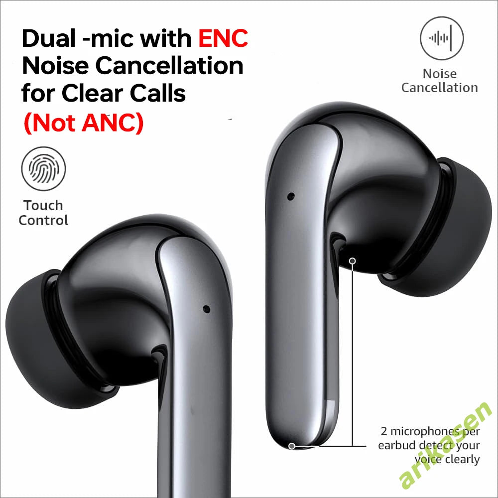 Bluetooth Earphones 2024 Wireless Earbuds Noise Reduction Headphones