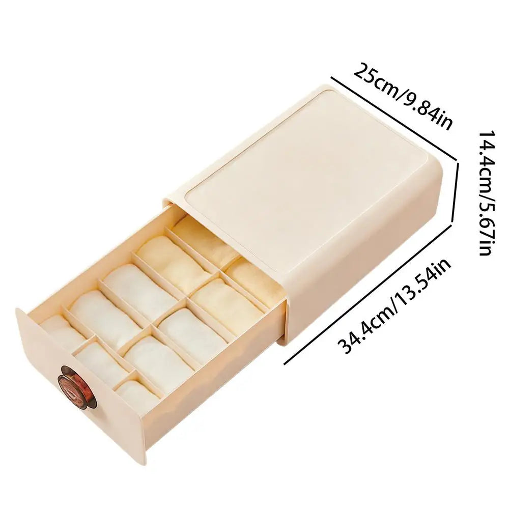 Underwear Drawer Organizer Closet Storage Divider Dresser Sock