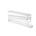 Auto-Rotating Clear Egg Holder | 2-Layer Fridge Organizer, Freshness PET/PP Storage | Space-Saving Kitchen Essentials Zpaxo WHITE