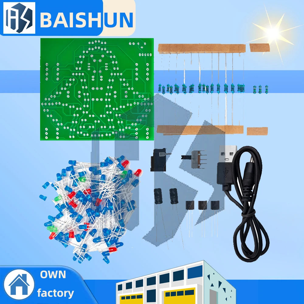 LED Swinging Bell Soldering Kit DIY Electronic Assembly Module STEM Education Project Zpaxo