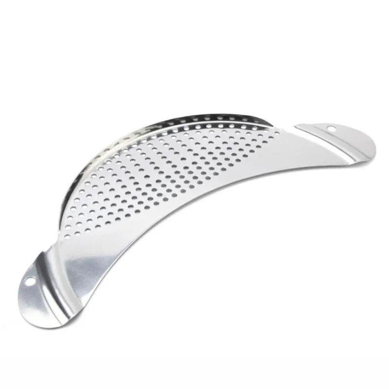 Stainless Steel Semi-Circular Pan Strainer & Oil Filter Kitchen Strainer Zpaxo