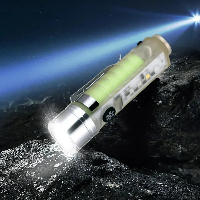 ESMARTER 1000LM Rechargeable LED Flashlight – 6 Modes Waterproof