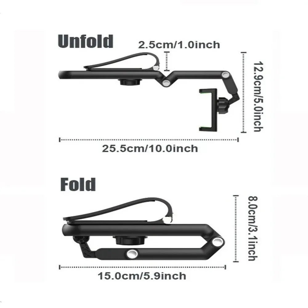 Multifunctional Sun Visor Phone Holder Anti-Shake Stable 360° Rotating Phones Stand Durable Adjustable Navigation Holder Zpaxo