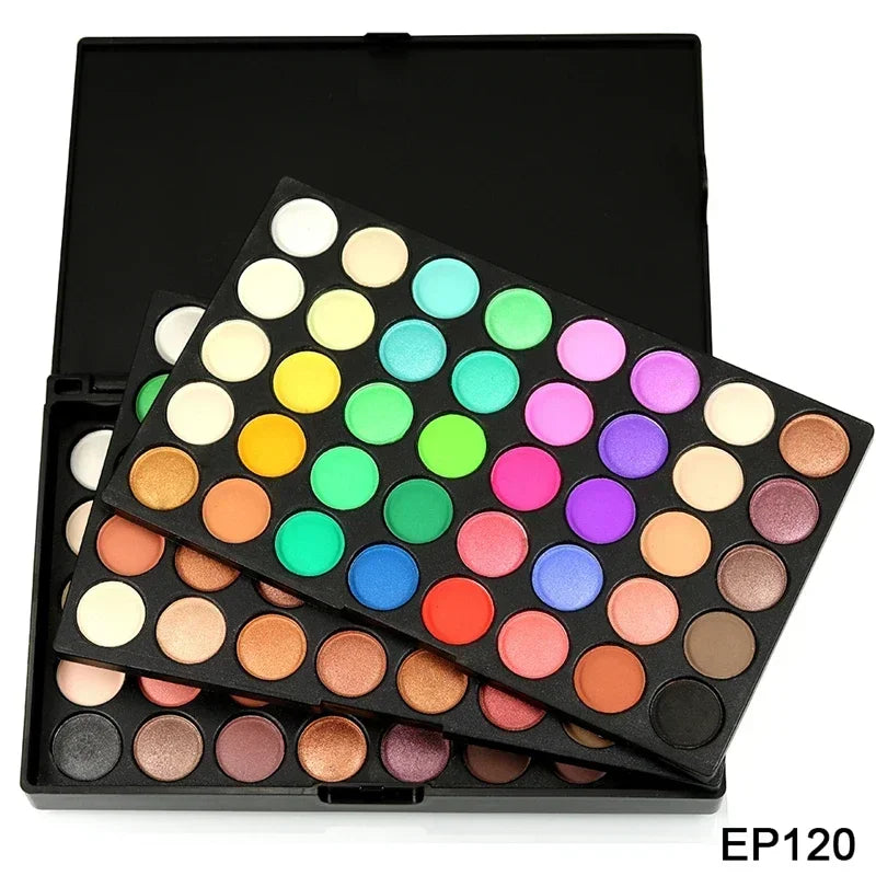 120 Colors Gliltter Eyeshadow Palette Matte Eye Shadow Pallete Zpaxo 120 Colors