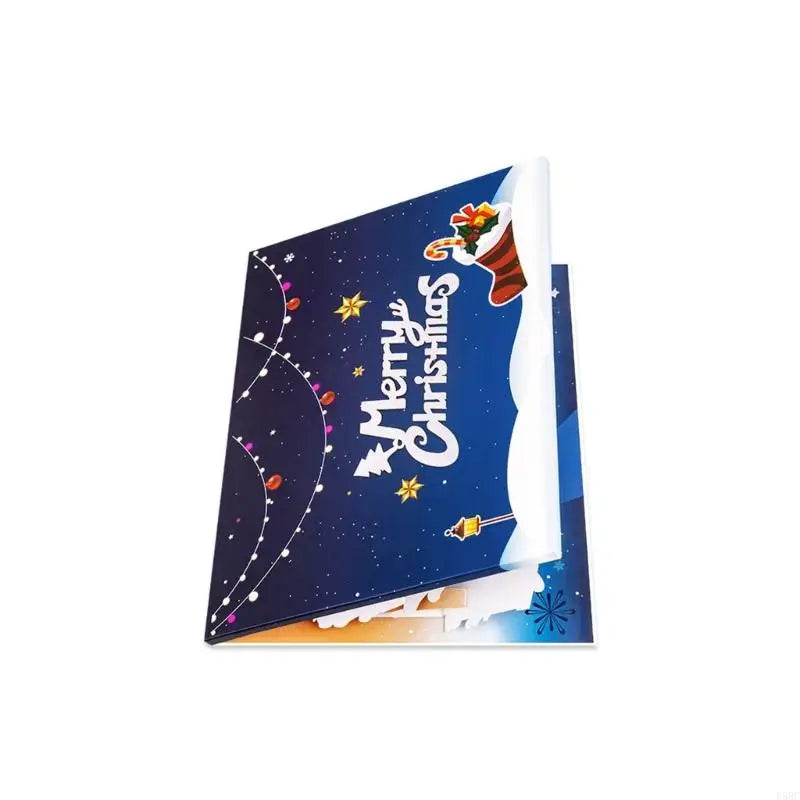 Light Music Holiday Card Illuminated Musical Christmas Greeting