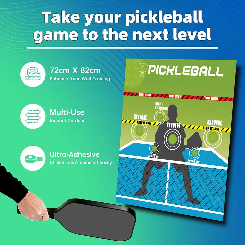 Pickleball Rebounder Training Aid Dink Pad Outdoor Indoor Court Use