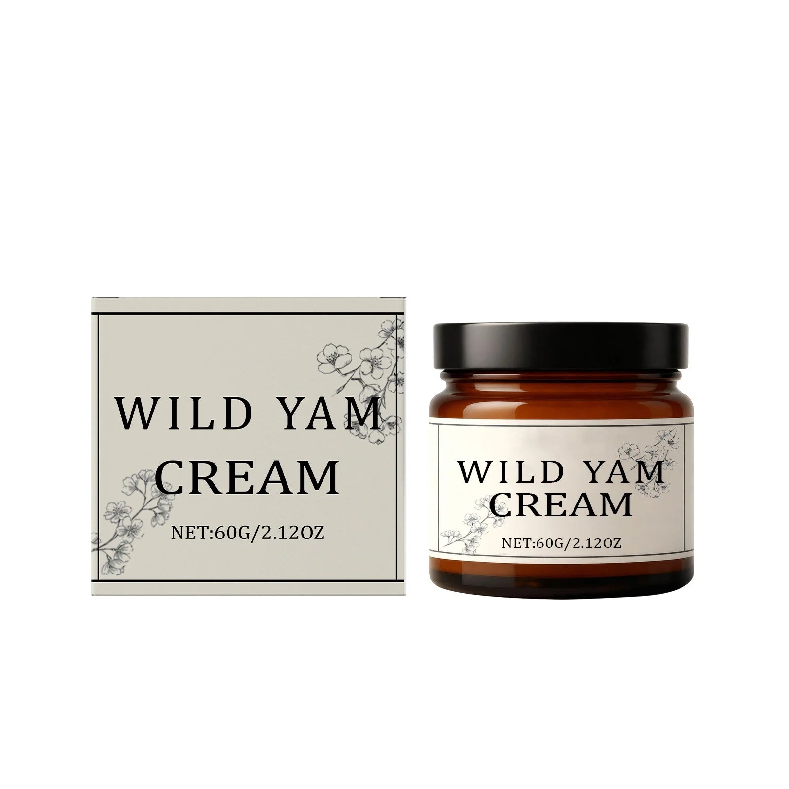 Wild Yam Cream for Menopause Relief & Hormone Balance – 60g Menopause Body Cream Zpaxo 60g Boxed