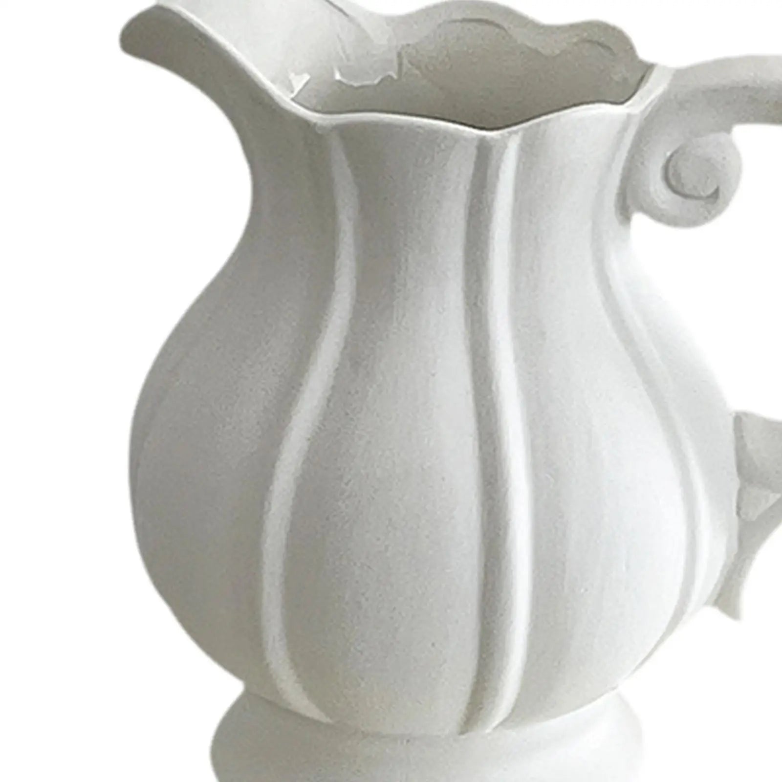 Flower Vase Art Vase Birthday Gifts Wedding Centerpieces Nordic with Handle Zpaxo