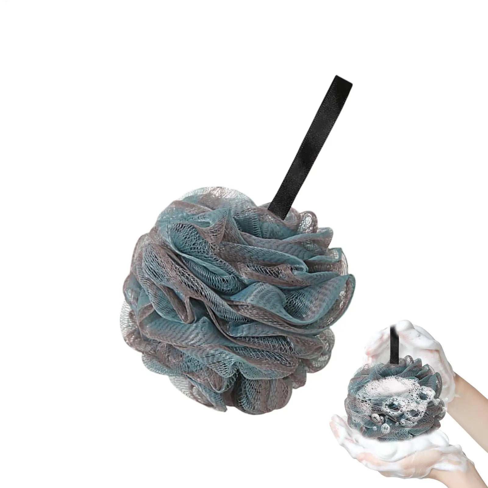 Loofah Mesh Bath Sponge – Rich Lather Shower Scrubber Loofah Bath Sponge Zpaxo