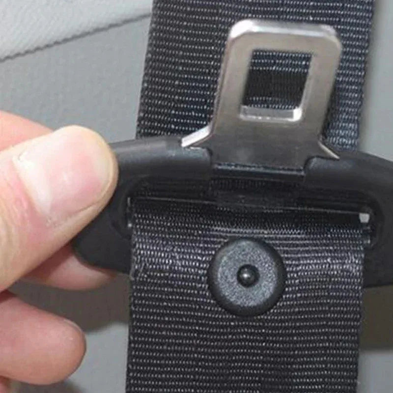 Seat Belt Stopper Buckle Clip | Black Plastic Retainer 5–20 Pack