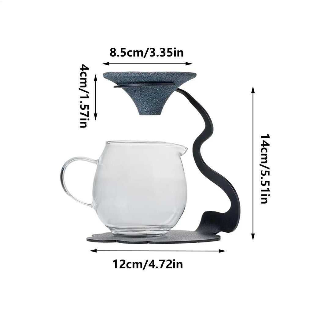 Tea Strainer No Hole Leaf Colander Iron Stand Strainers Loose