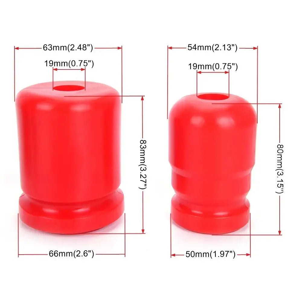 Rubber Front Rear Bumper Brackets Durable Collision Prevention Bump Zpaxo