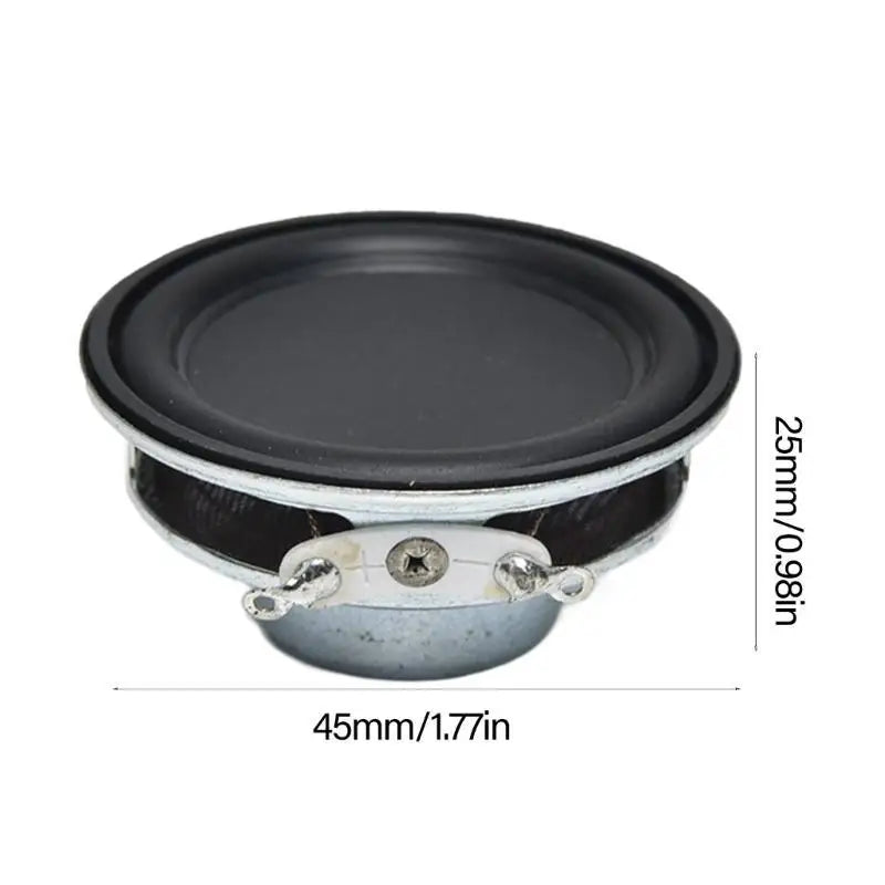 652F Round 4Ohm 5W PU Edges Internal Magnets Speaker Multimedia Zpaxo