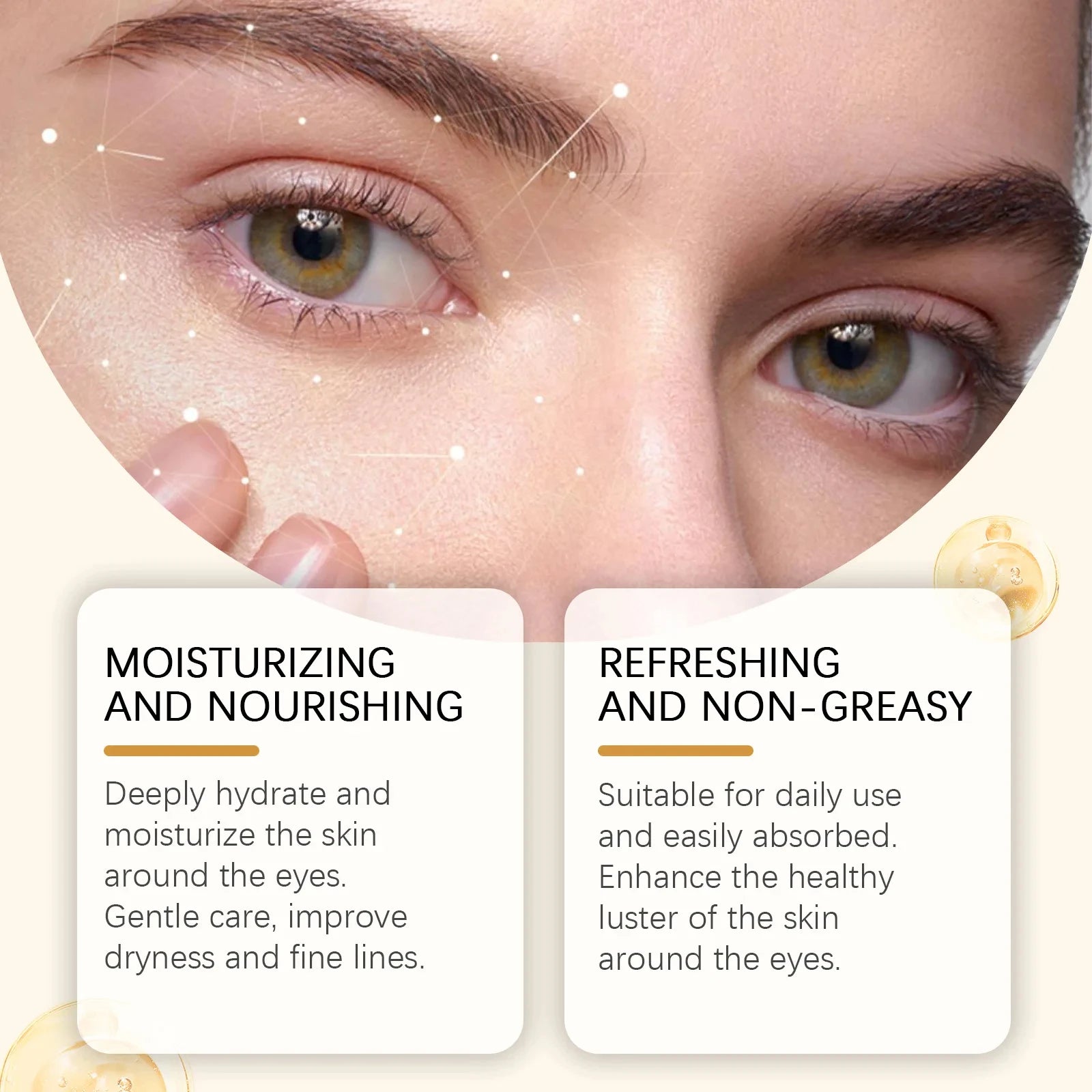 Hoygi 5D Peptide Eye Cream – Dark Circles & Anti-Wrinkle Peptide Eye Cream Zpaxo